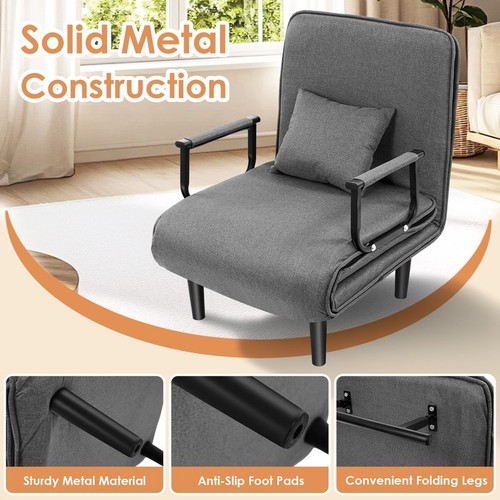 Convertible sofa bed - 4, in