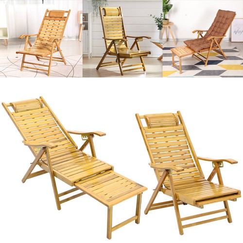 Garden deck chair bamboo - garden,