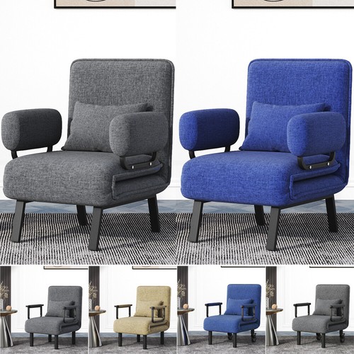 Folding futon chair bed single - folding,