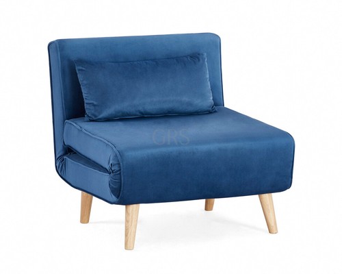 Sofa bed single - single, velvet
